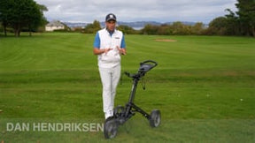 Caddymatic Golf X-Lite One-Click Folding Pull/Push Golf Trolley