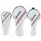 Ram FX Golf Club Headcovers for Driver, Wood and Hybrid, White (1-3-x)