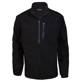 Ram Golf 2-in-1 Waterproof Rain Jacket with Zip Off Sleeves, Black