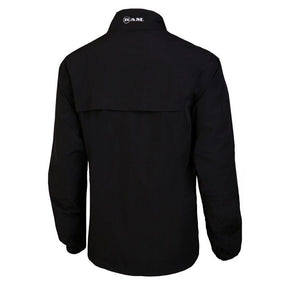 Ram Golf 2-in-1 Waterproof Rain Jacket with Zip Off Sleeves, Black