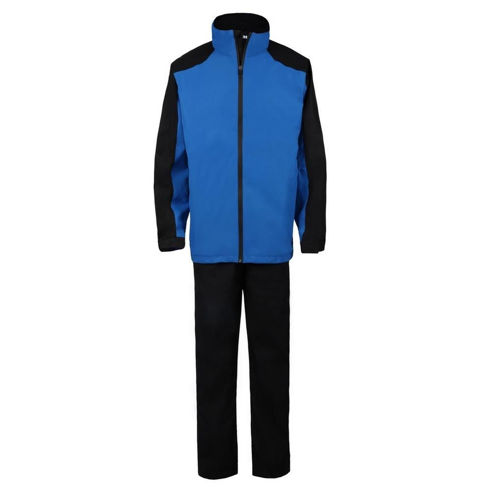 Ram Golf FX Premium Waterproof Suit (Jacket and Trousers), Blue/Black