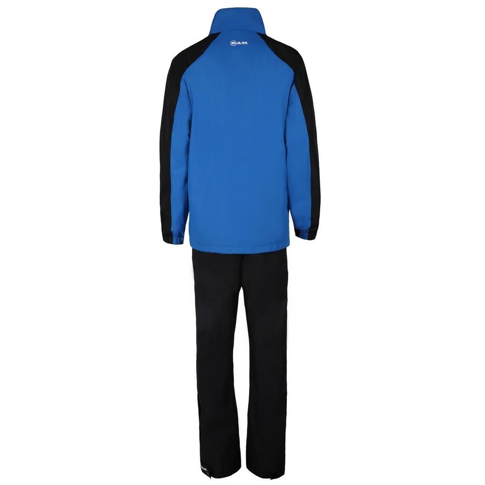 Ram Golf FX Premium Waterproof Suit (Jacket and Trousers), Blue/Black