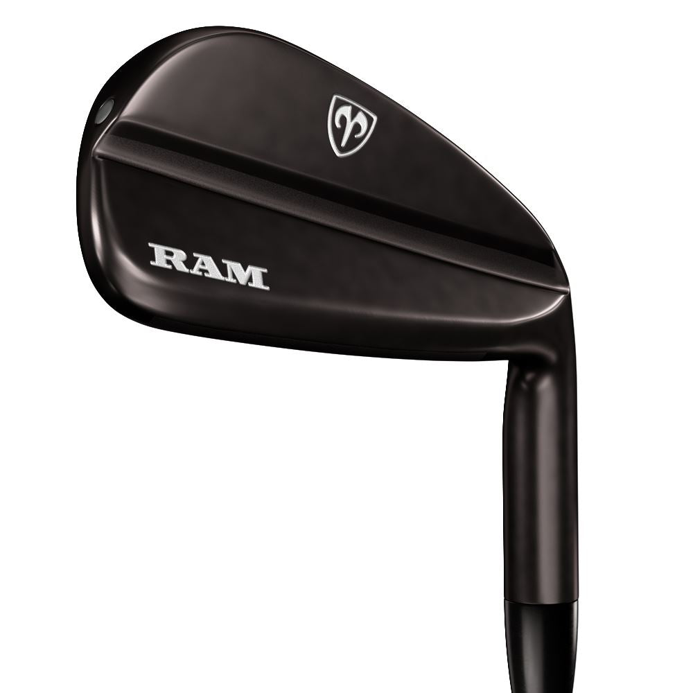 Ram Golf FX77 Stainless Steel Players Distance Black Iron Set, Graphite, Mens Left Hand