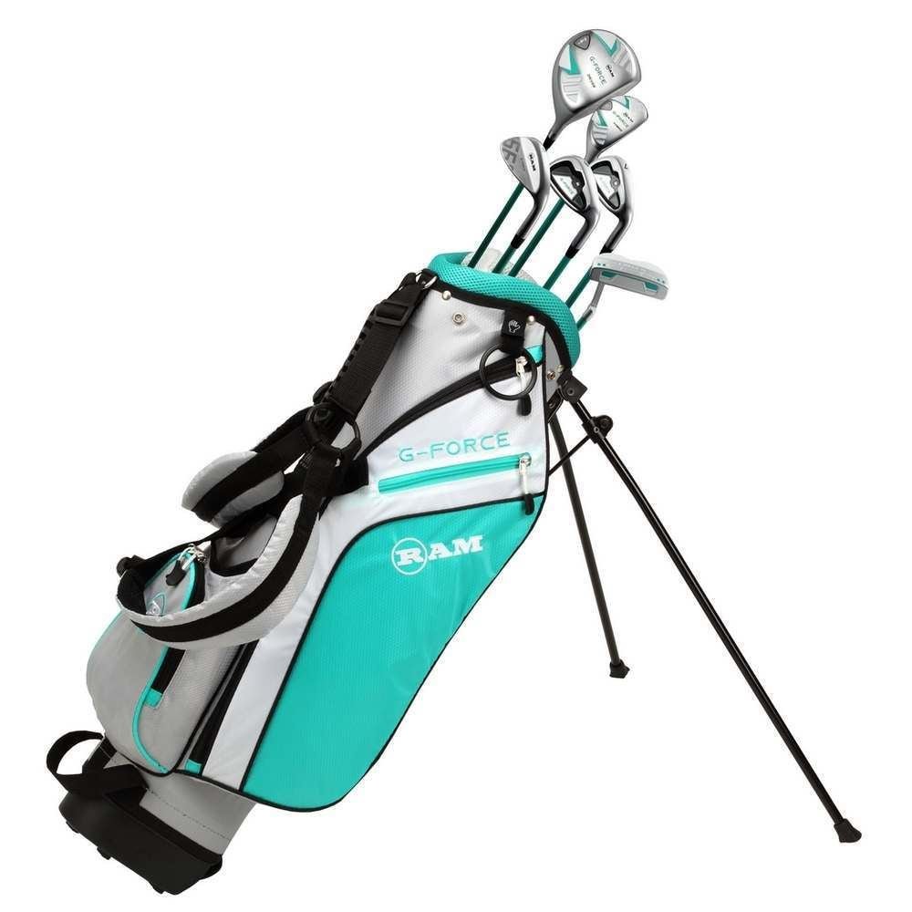 Ram Golf Junior G-Force Girls Golf Clubs Set with Bag, Left Hand