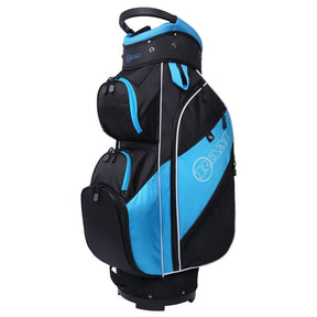 Ram Golf Lightweight Ladies Trolley Bag with 14 Way Dividers Top Black/Teal/White