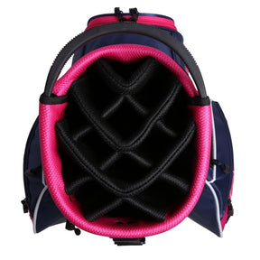 Ram Golf Lightweight Ladies Trolley Bag with 14 Way Dividers Top Blue/Pink/White